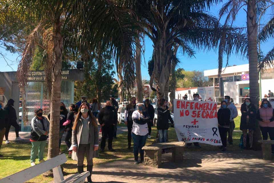 Sol Besteiro da cuenta de la situación de los enfermeros