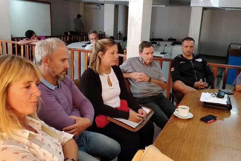Plenario de concejales en Pinamar