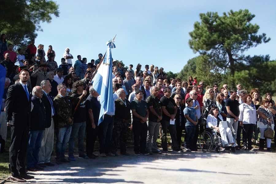 Pinamar honró a sus veteranos de guerra