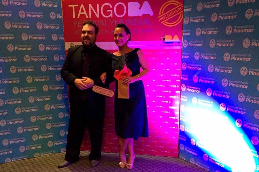 Paula y Jorge, ganadores del Premundial de Tango en Pinamar