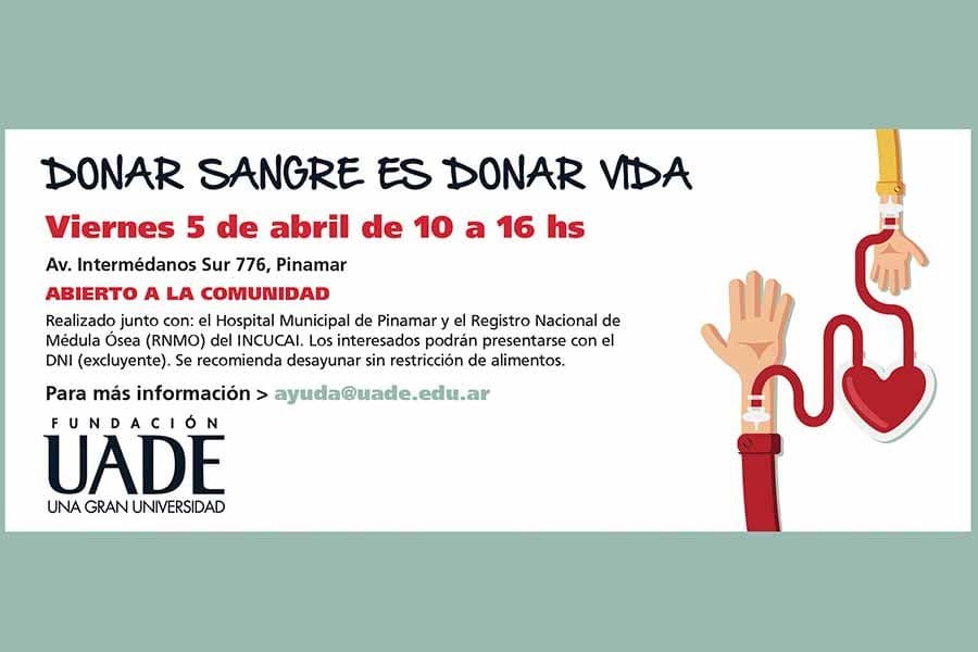 Campaña de donación de sangre