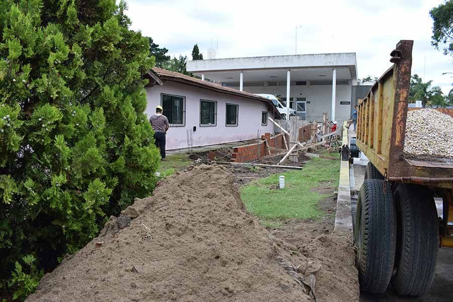 Avanzan los trabajos para unir el hospital con el Ce.Ju.Pe.Pi.
