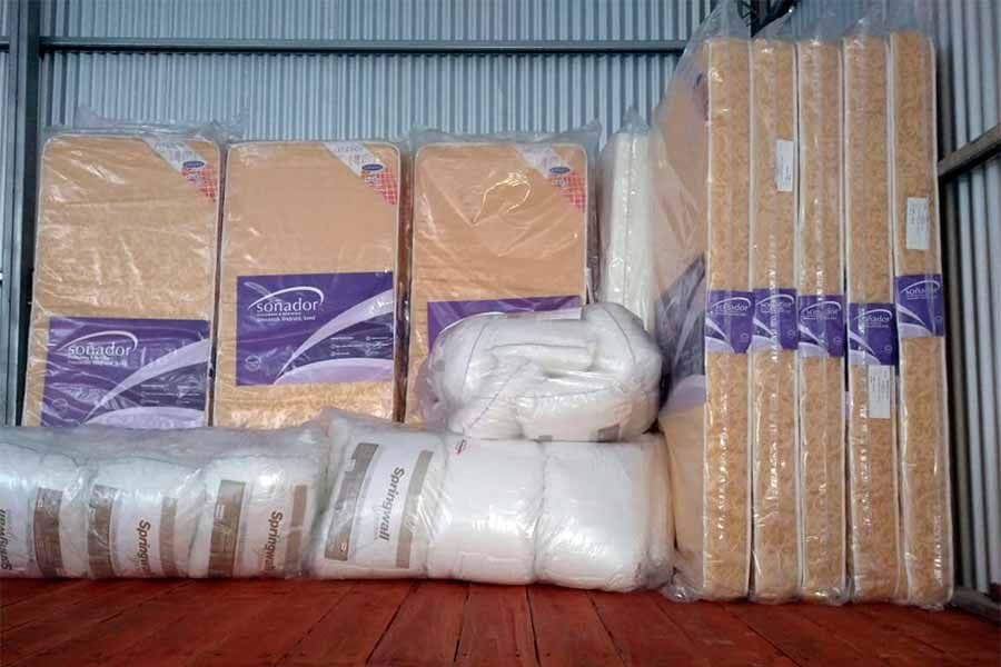 Gral. Lavalle: Donaron colchones y almohadas para el Hospital de Campaña
