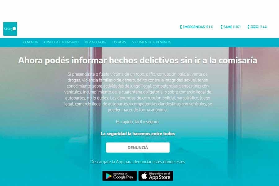 ¿Cómo hacer una denuncia si no estoy en la Costa Atlántica?