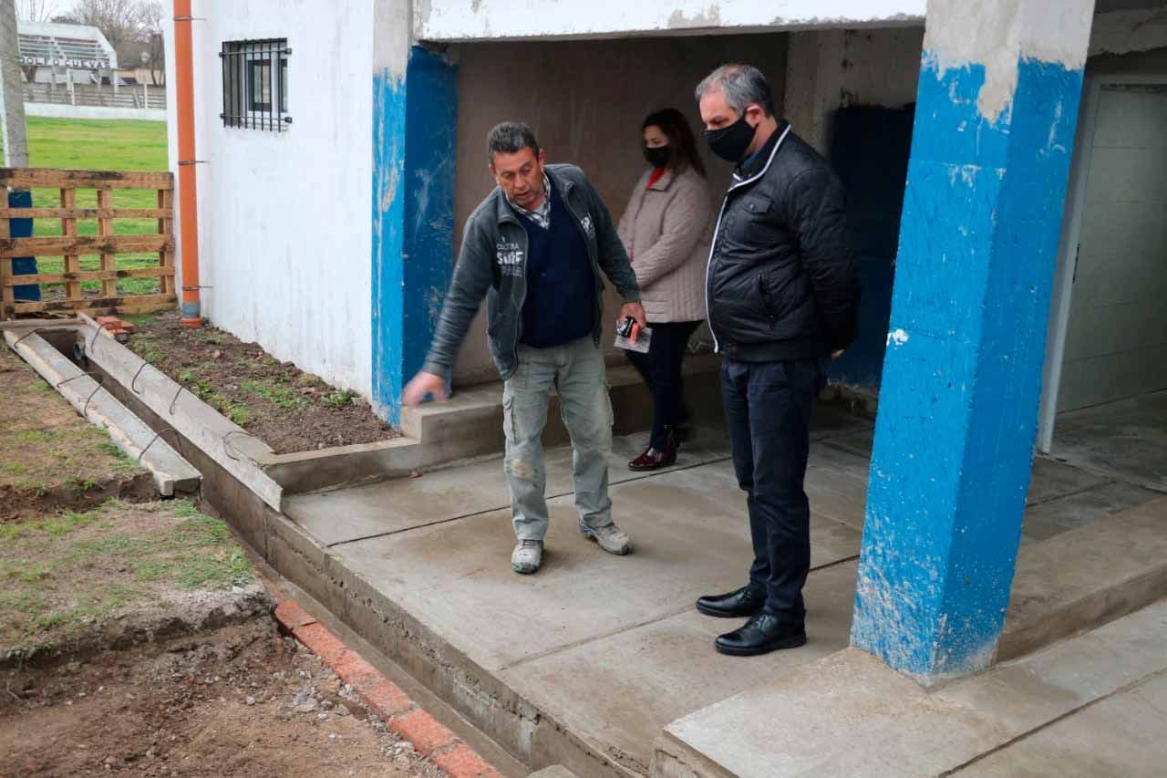 Gral. Madariaga: Santoro recorrió distintas obras en ejecución