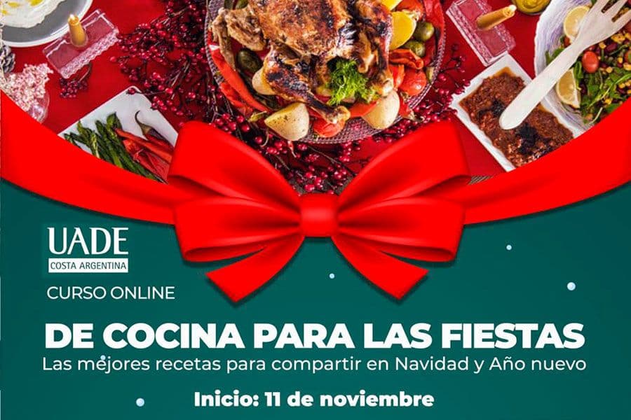 UADE: Excelente oferta para aprender a hacer los mejores platos para estas fiestas