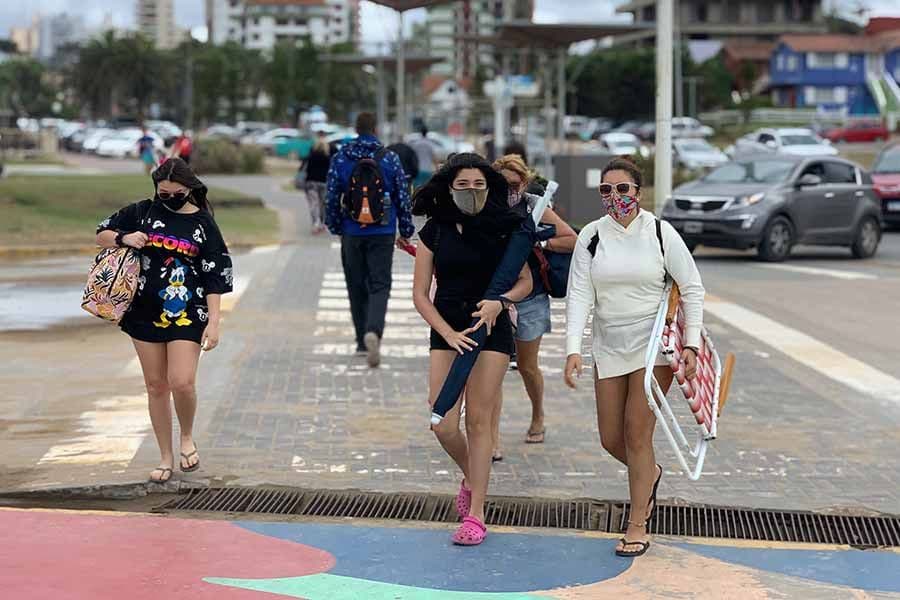 Pese al mal clima, Pinamar tuvo el mejor fin de semana del mes
