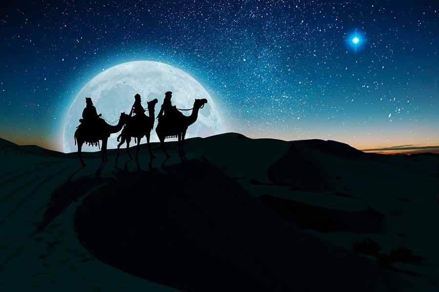 Los Reyes Magos y su epifanía con Cristo