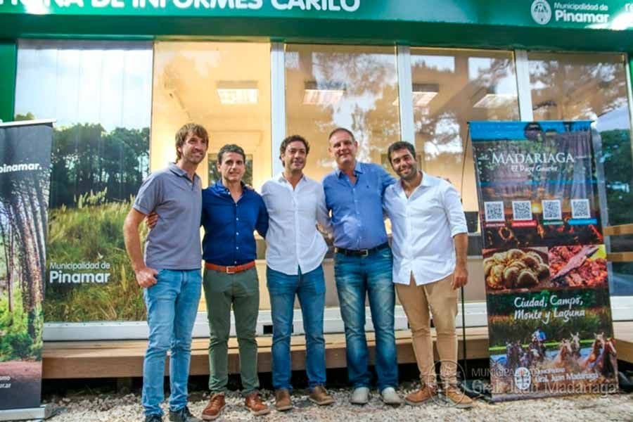Se inauguró la oficina de turismo que promociona Madariaga y Pinamar en Cariló
