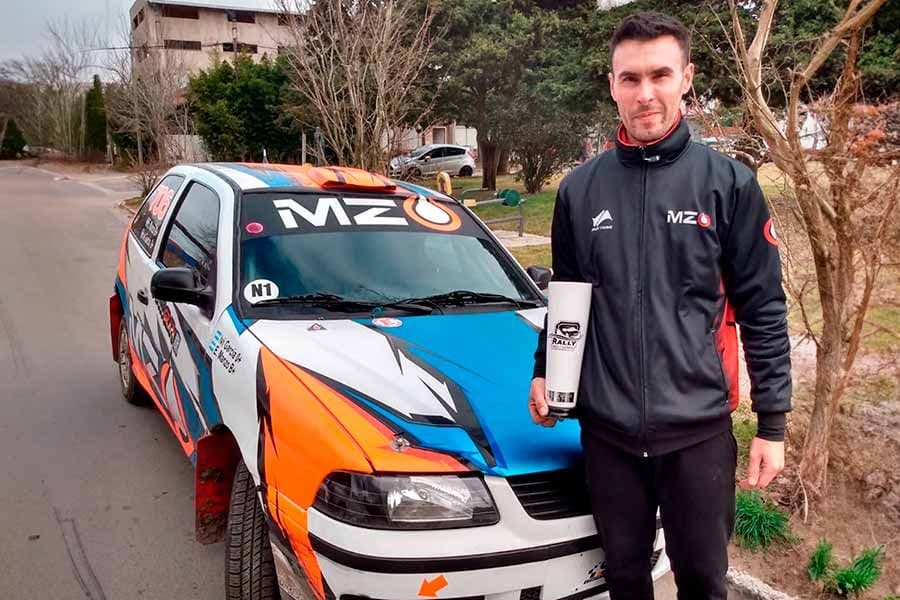 Gran labor de Manzo en el Rally Mar y Sierras en General Lavalle
