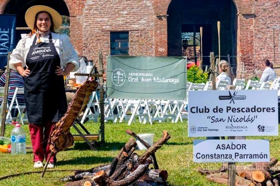 Constanza Parramón se consagra en el Concurso de Asadores de Madariaga