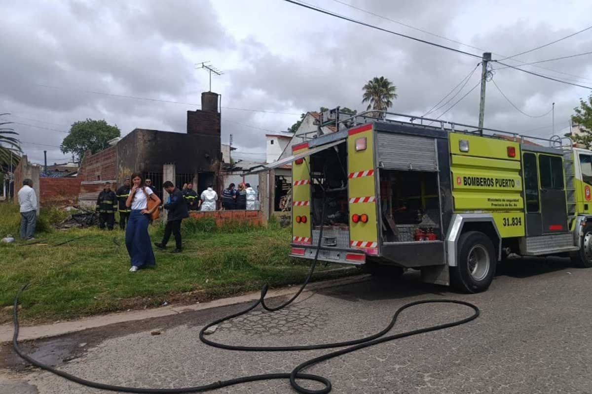 Se incendió una casa en Mar del Plata y encontraron muerto a un jubilado