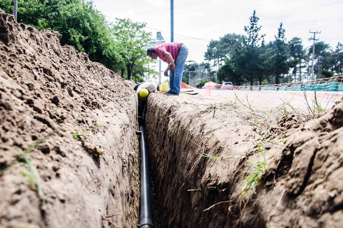 Avanza la obra del agua corriente para Ostende