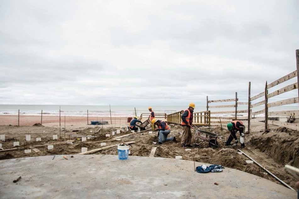 Avanza el nuevo paseo de Bunge y el Mar